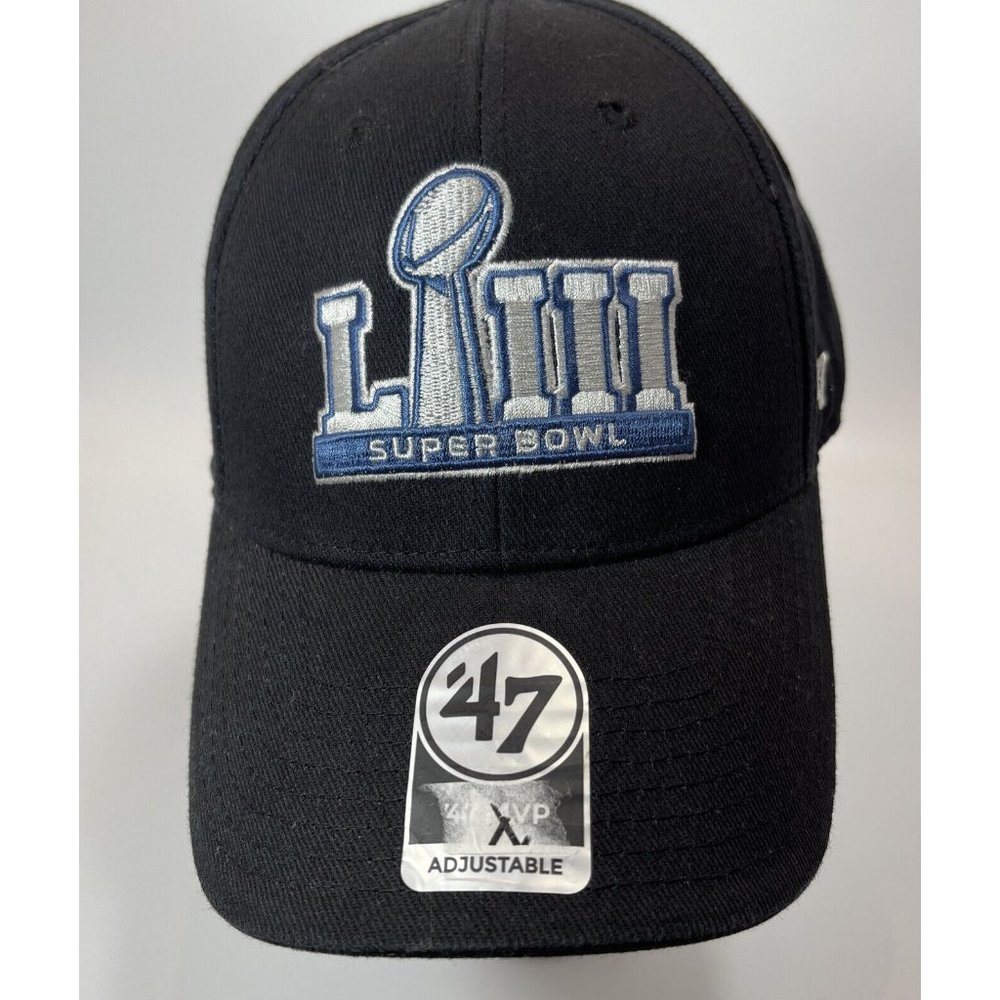 Super Bowl LIII 53 Hat Atlanta 2019 NE Patriots LA Rams Adjustable Cap Hat NWT